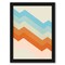 Vibrant Retro Stripes by Digital Keke Frame  - Americanflat